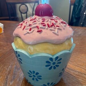 Colorful Cupcake Ceramic Jar